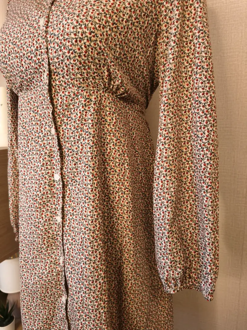 Vestido de flores coreano - 4