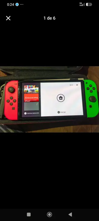 Consola Nintendo Switch OLED!!! con accesorios - miniatura 1
