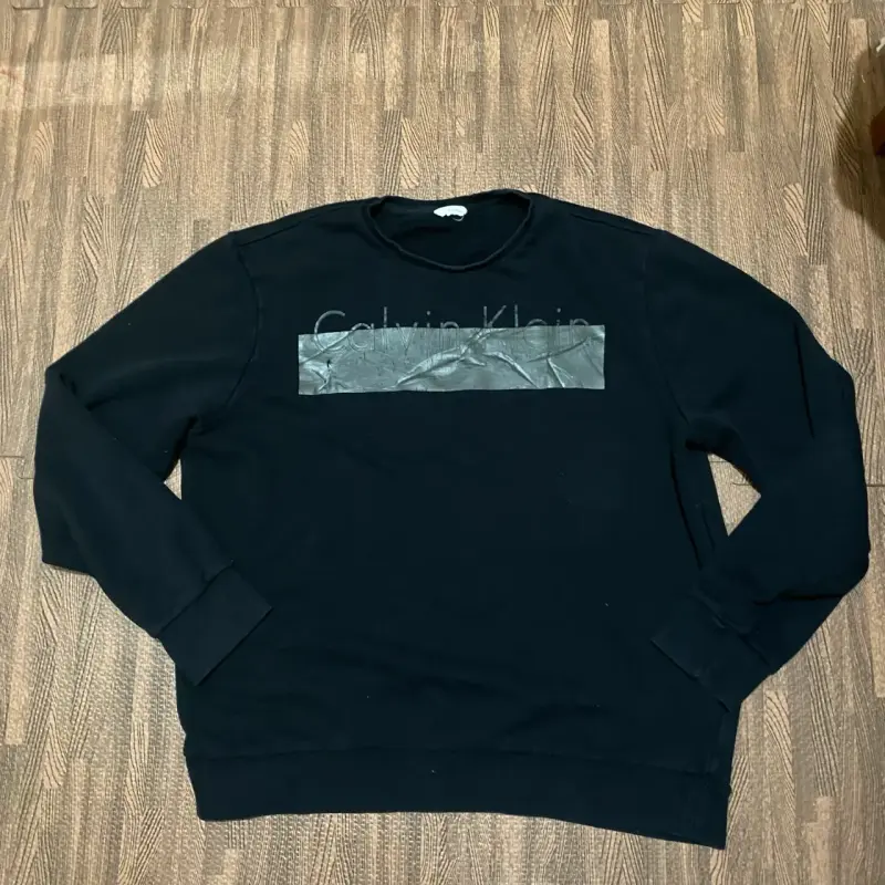 Polerón negro Calvin Klein Fit M - 1