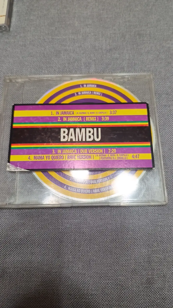 CD de música Bambu de 1995 - 4