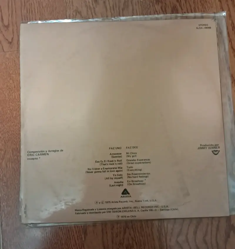 Vinilo Eric Carmen - Eric Carmen - 2