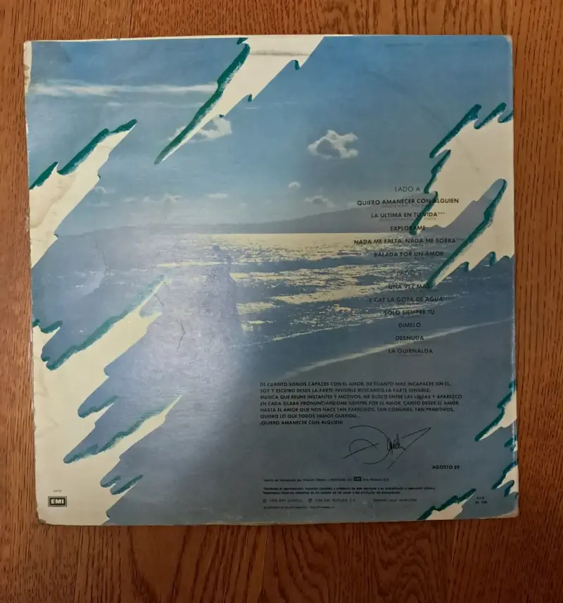 Vinilo Daniela Romo - Quiero Amanecer Con Alguien - 2