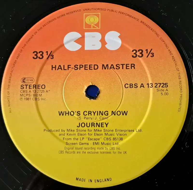 Vinilo Journey Who's Crying Now Edición Especial - 4
