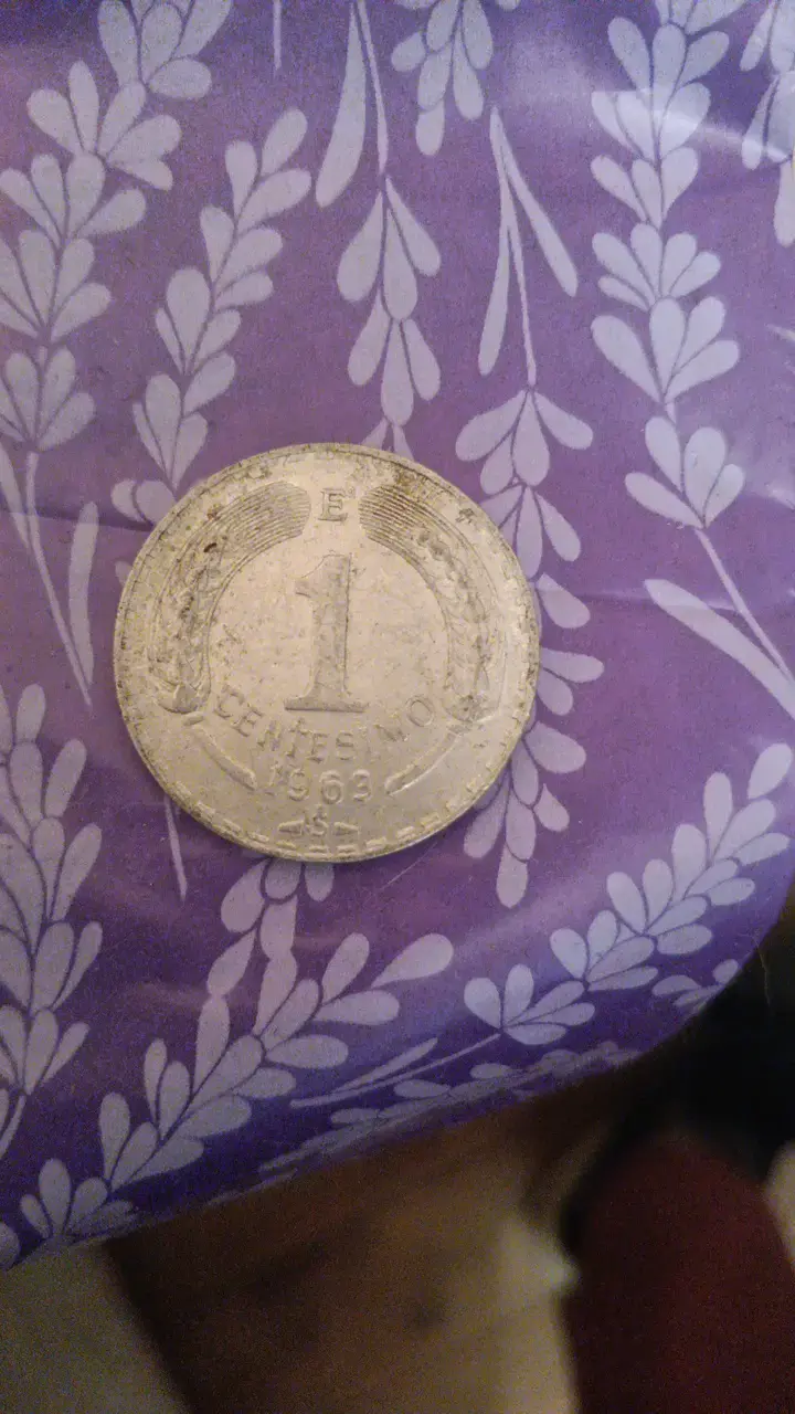 Moneda antigua de 1 peso chileno 1962 - 2