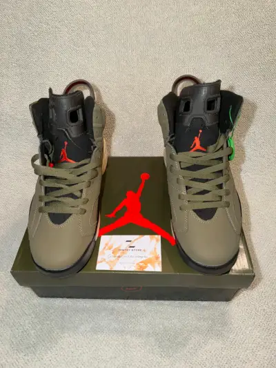 Zapatillas deportivas Air Jordan 6 Retro Verde Oli - miniatura 1