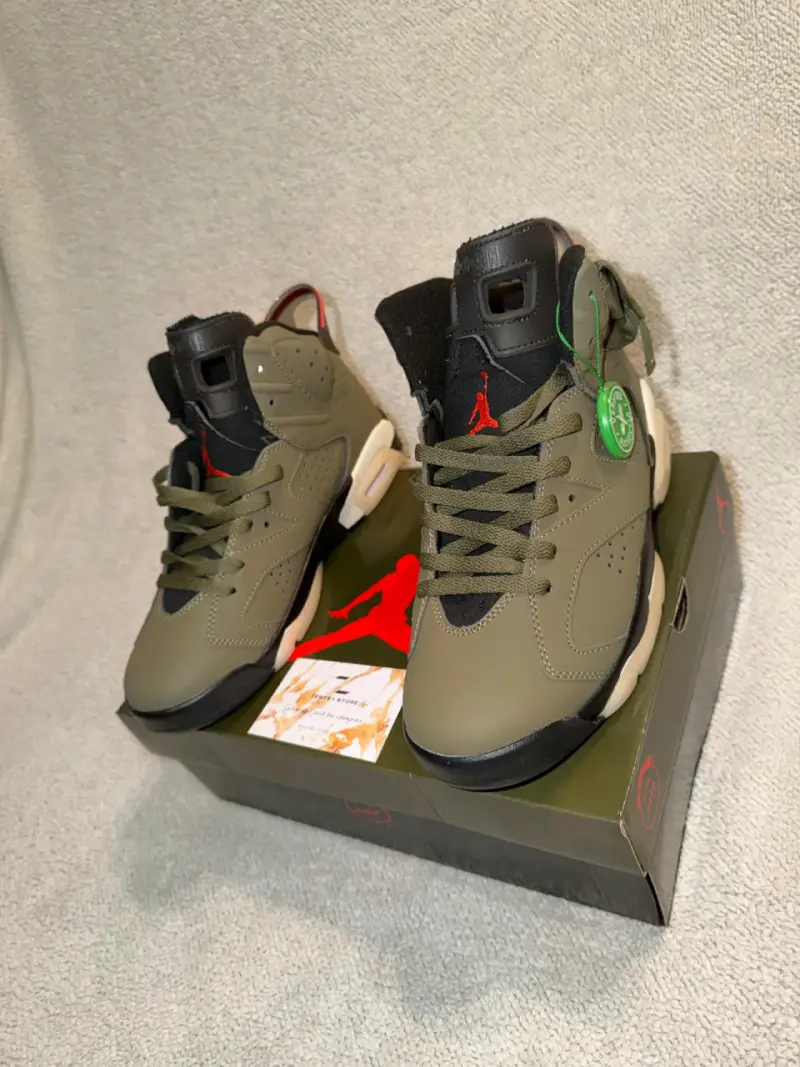 Zapatillas deportivas Air Jordan 6 Retro Verde Oli - 2