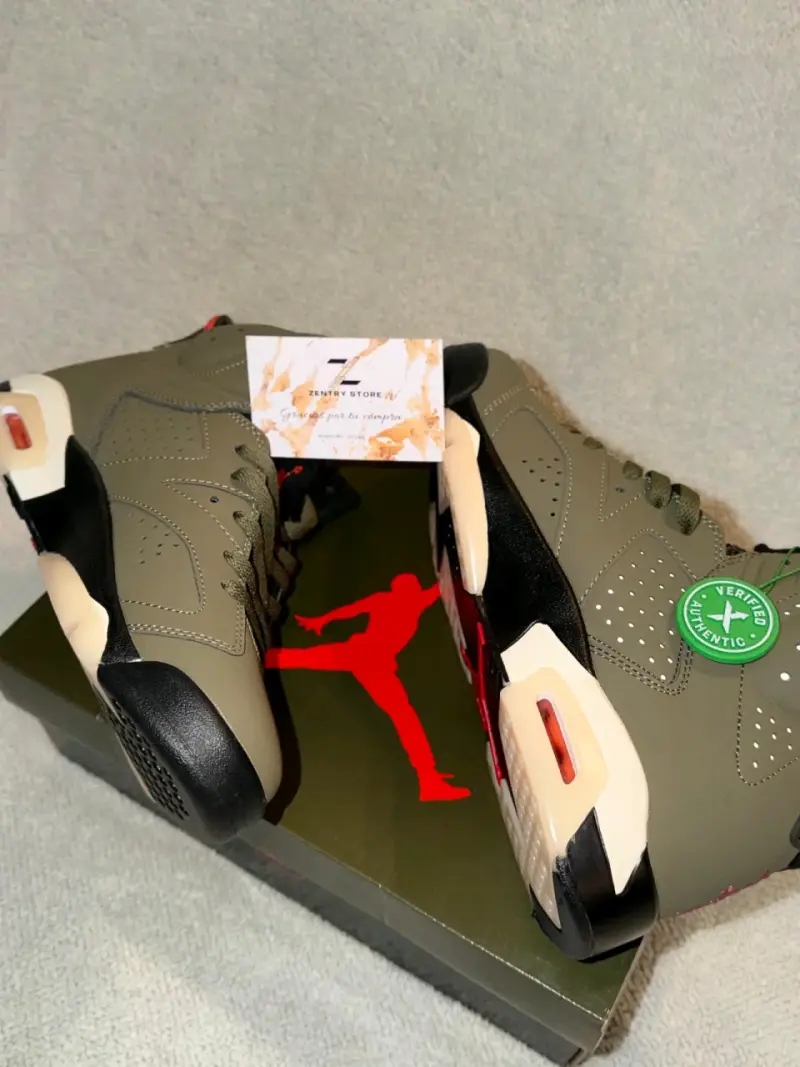 Zapatillas deportivas Air Jordan 6 Retro Verde Oli - 3