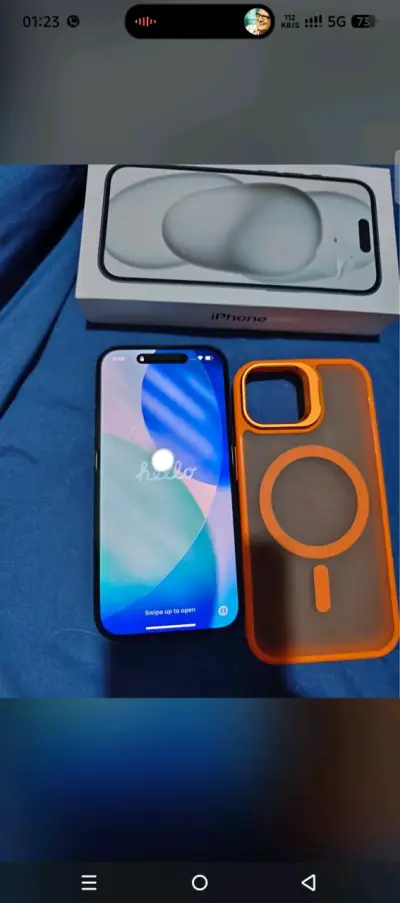 iPhone con funda magnética y caja original - miniatura 1