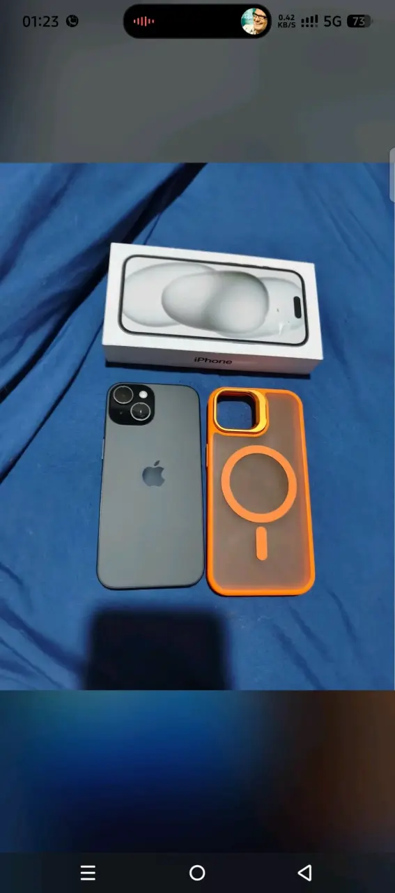 iPhone con funda magnética y caja original - 2