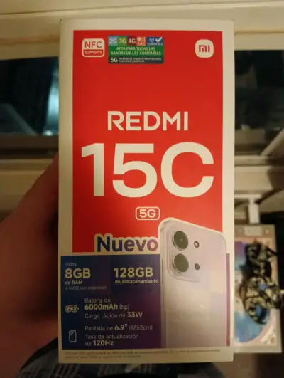Xiaomi Redmi 15C 5G 128GB Negro - miniatura 1