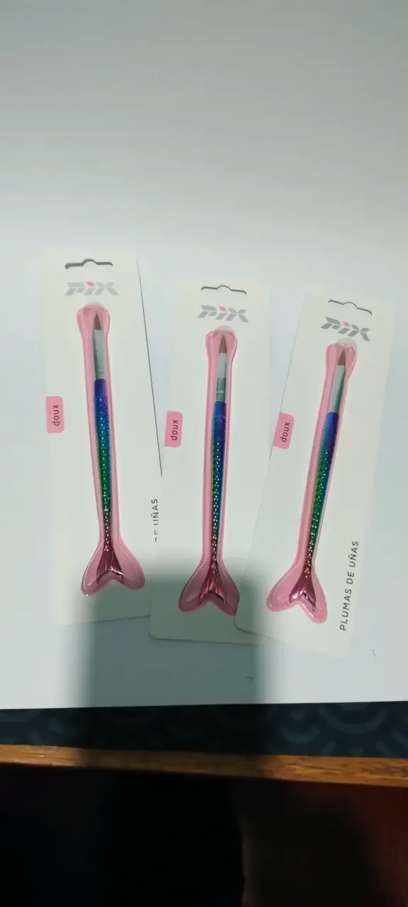 Pinceles de uñas con diseño de sirena - 2