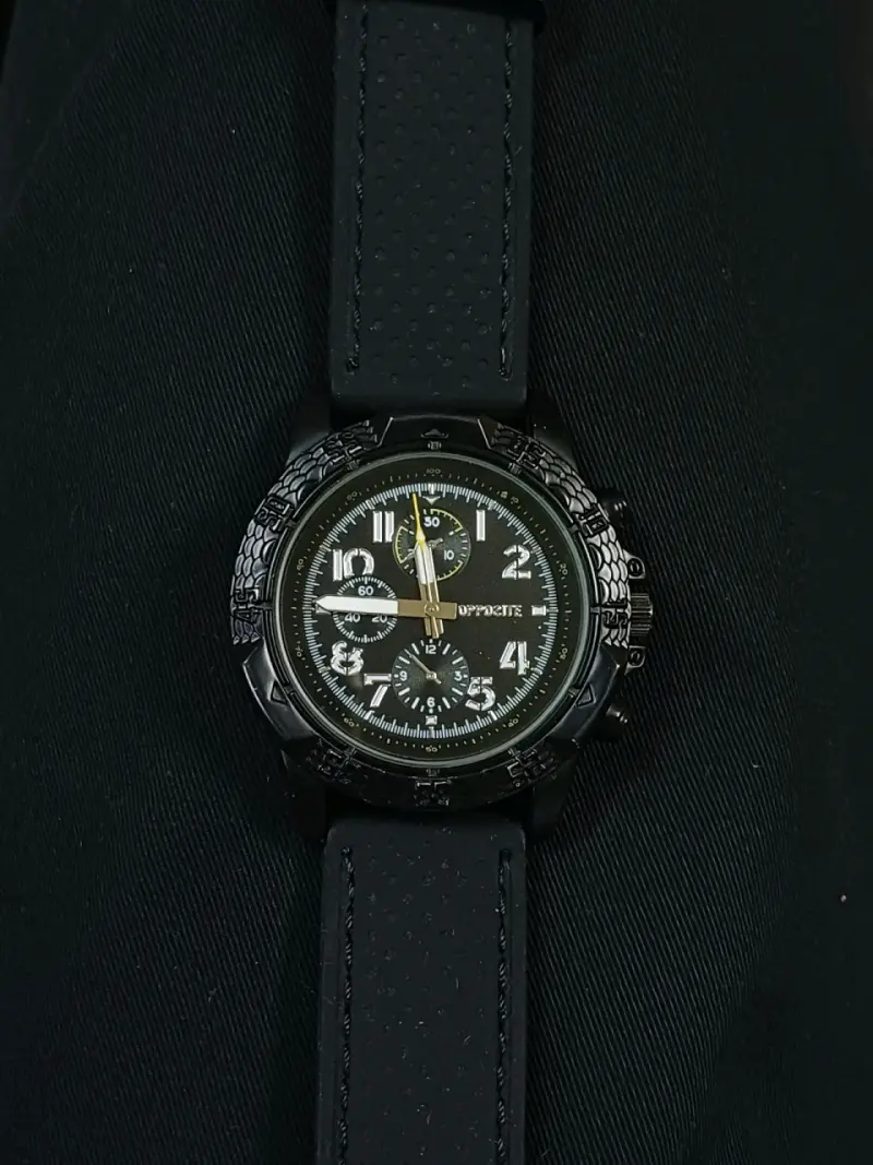 Reloj análogo negro Opposite - 2