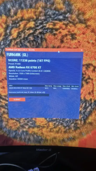 Tarjeta Gráfica Radeon RX 6700 XT ASUS ROG STRIX - miniatura 5