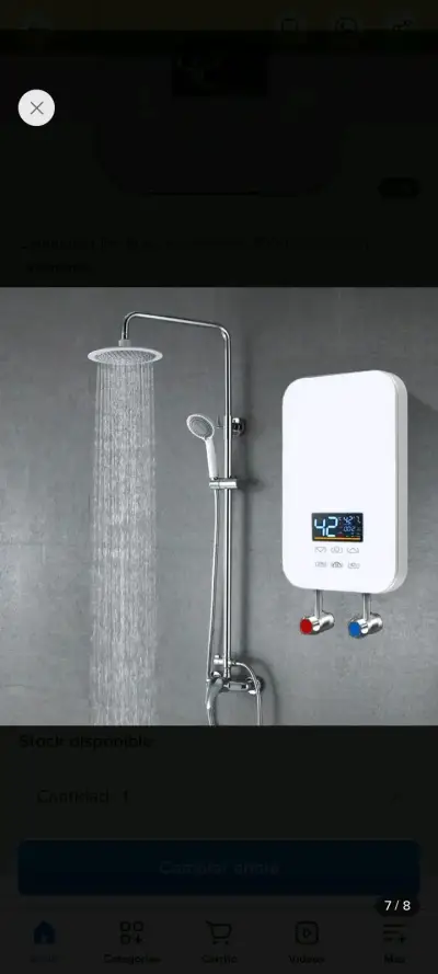 Calentador de Agua Instantáneo 7KW Loneasy - miniatura 2