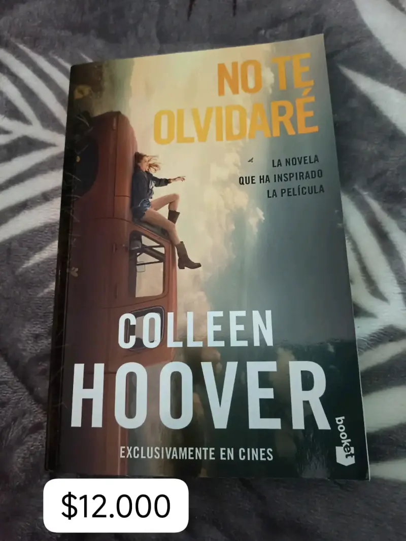 Libro 'No Te Olvidaré' de Colleen Hoover
