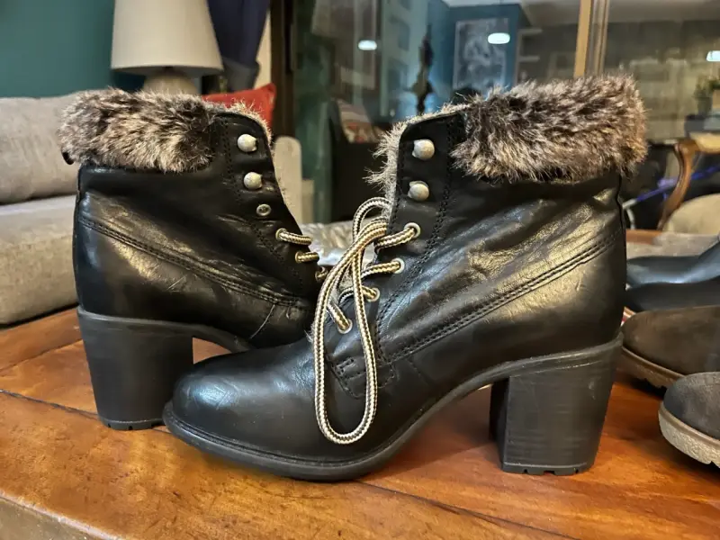Botines de 100% de cuero NUEVOS - 4