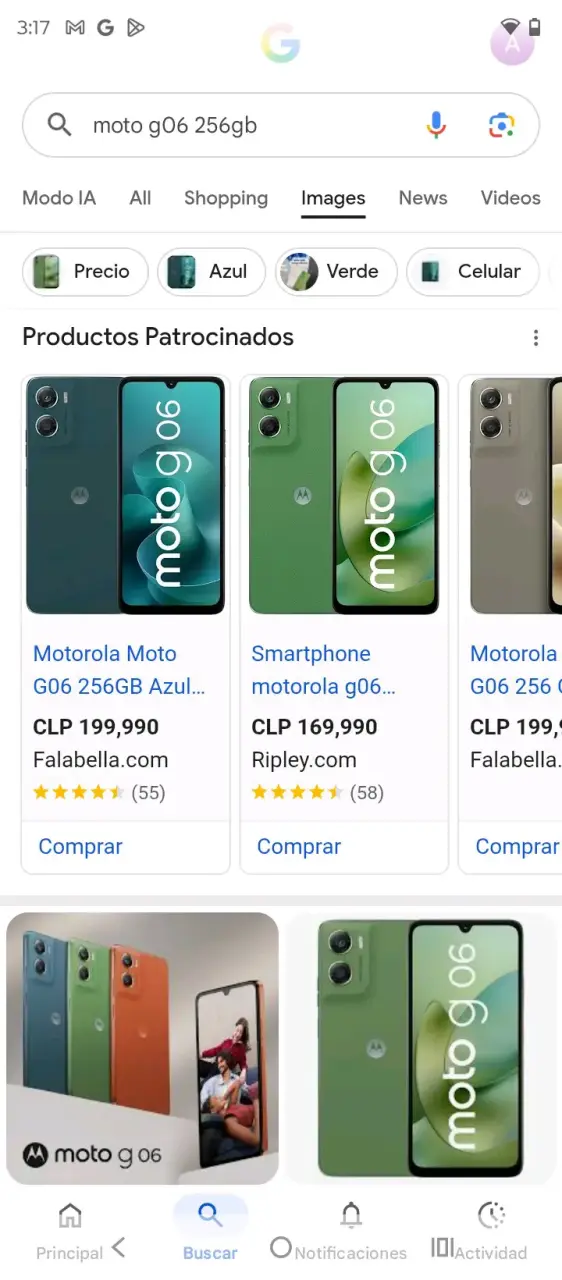 Smartphone Motorola Moto G06 Verde 256GB - 3
