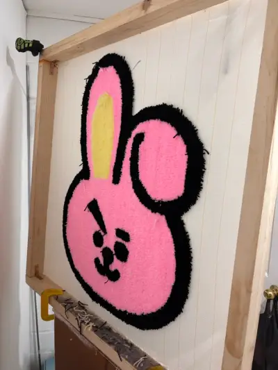 ALFOMBRA BT21 COOKY ARTESANAL - miniatura 2