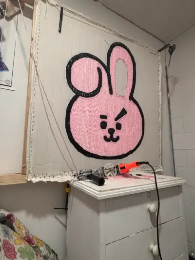 ALFOMBRA BT21 COOKY ARTESANAL - miniatura 3