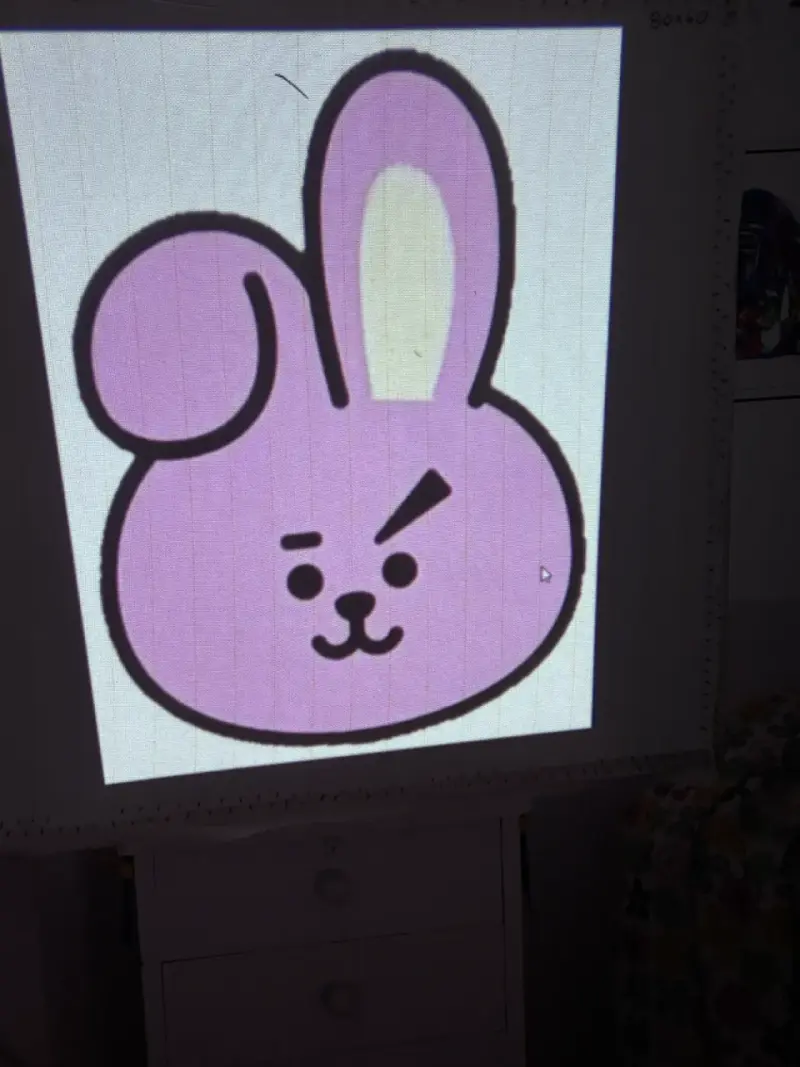 ALFOMBRA BT21 COOKY ARTESANAL - 5