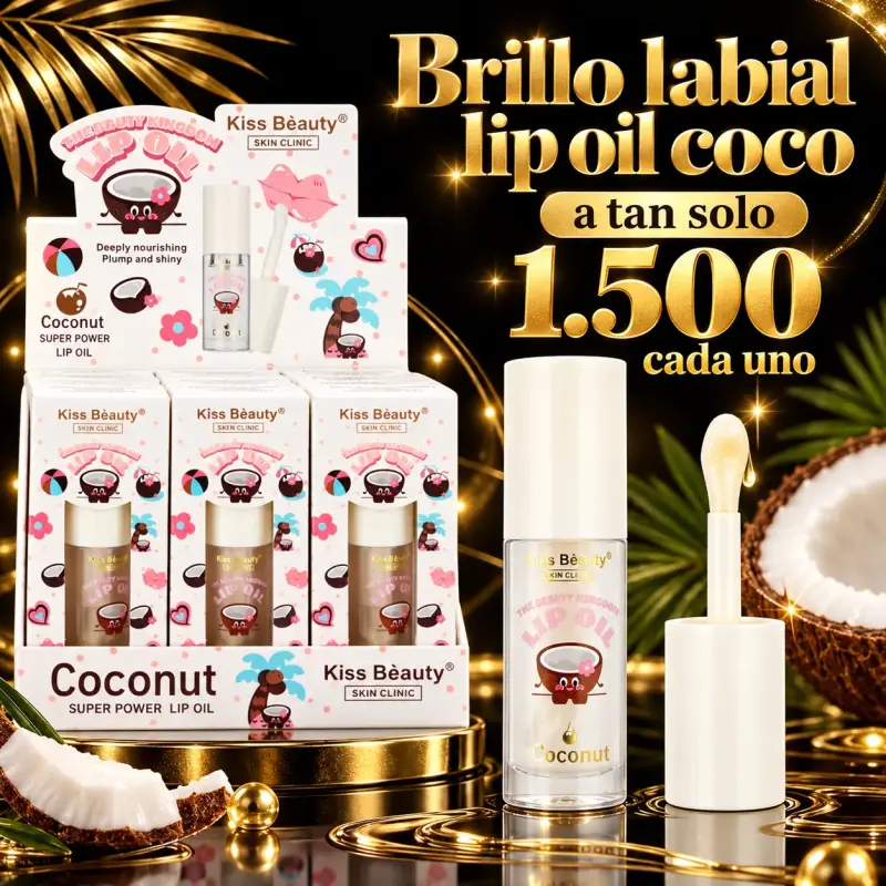Brillo Labial de Coco Kiss Beauty - 1