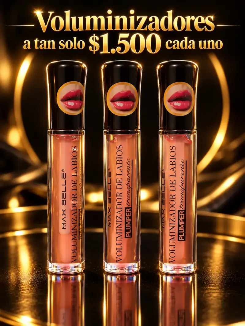 Voluminizador de Labios Max Belle Transparente - 1