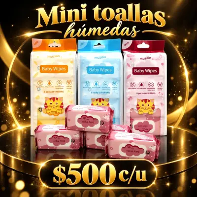 Mini toallas húmedas Muzilin para bebé - miniatura 1