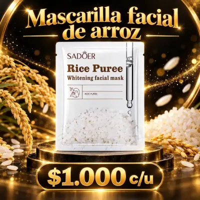 Mascarilla facial de arroz Sadoer - miniatura 1