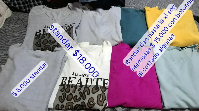 Lote de pantalones y poleras variadas - 2