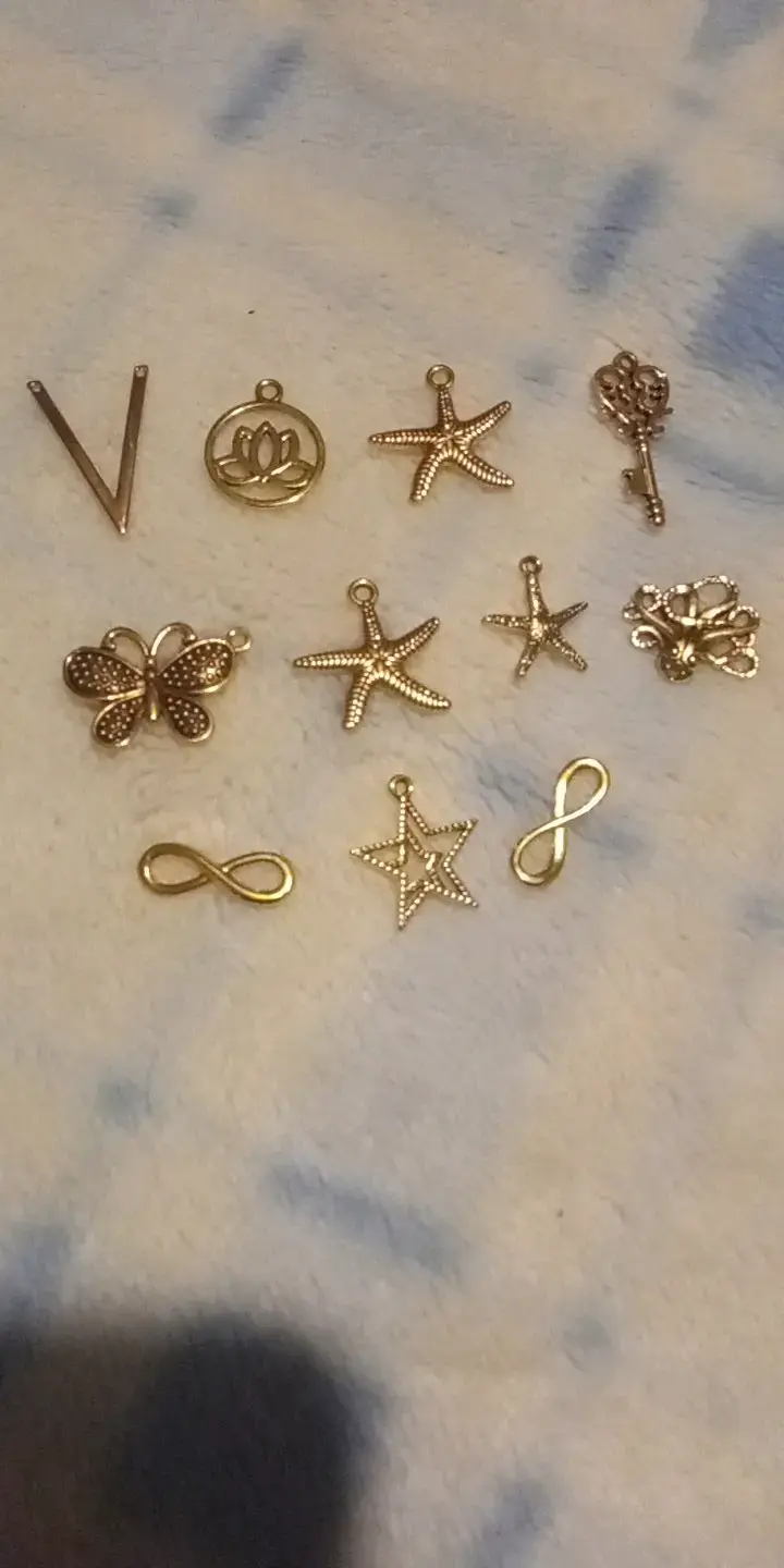 Dijes de plata y oro egipcio para bisutería - 5