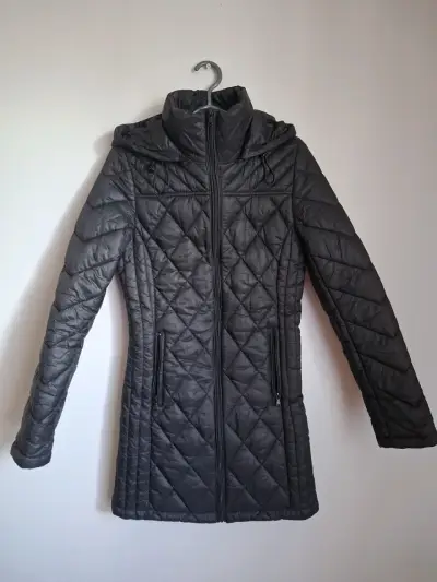 Parka acolchada negra para mujer Wados - miniatura 1