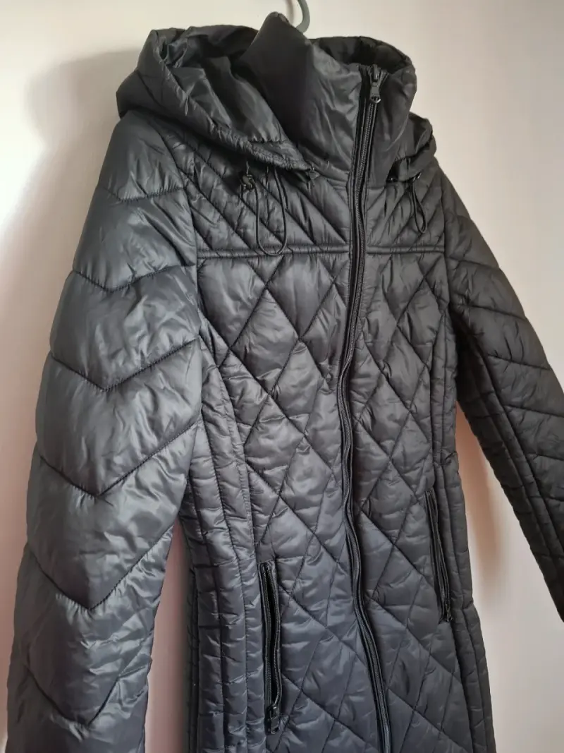 Parka acolchada negra para mujer Wados - 2
