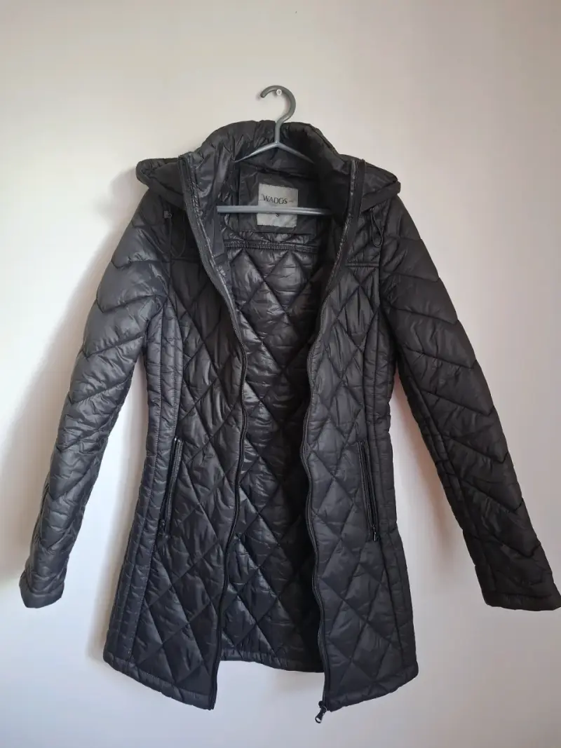 Parka acolchada negra para mujer Wados - 5
