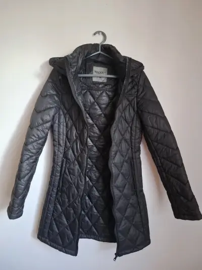 Parka acolchada negra para mujer Wados - miniatura 5