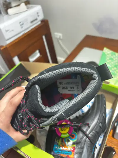 Zapatos trabajo o escolar de cuero Albano negros - miniatura 6