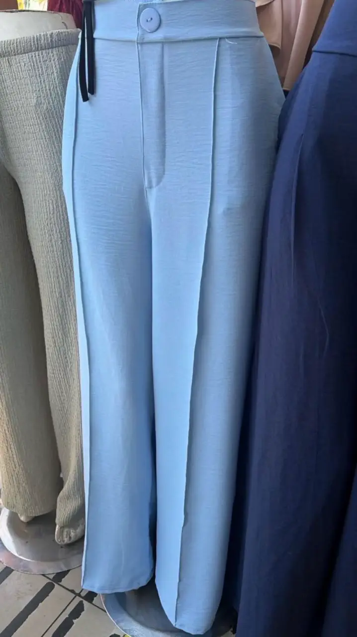 Pantalones palazzo marrones para mujer - 3