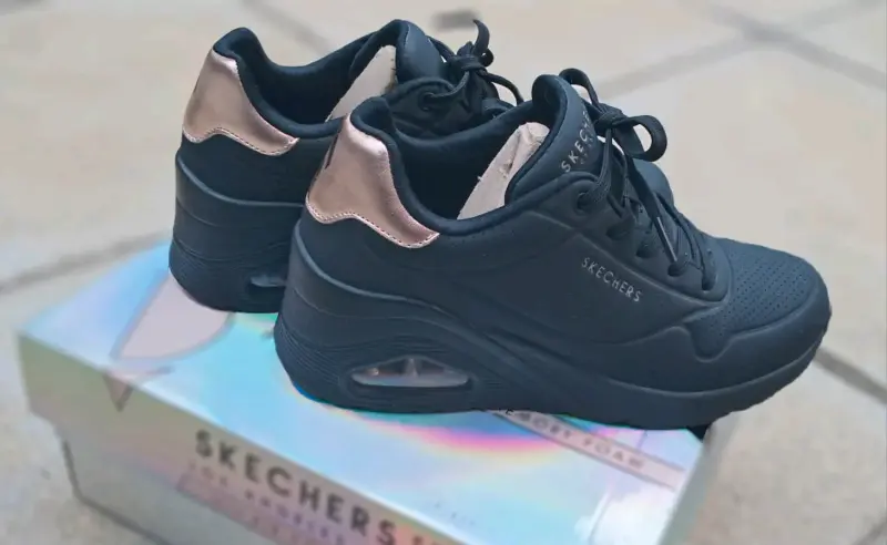 Zapatillas Skechers negras mujer - 2