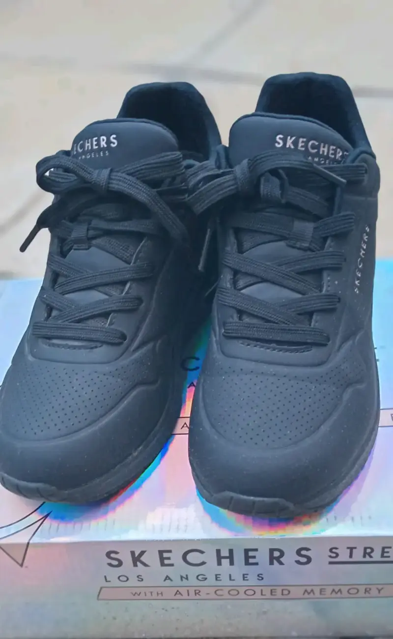 Zapatillas Skechers negras mujer - 3