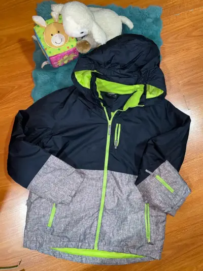 Chaqueta impermeable para niño con capucha - miniatura 2