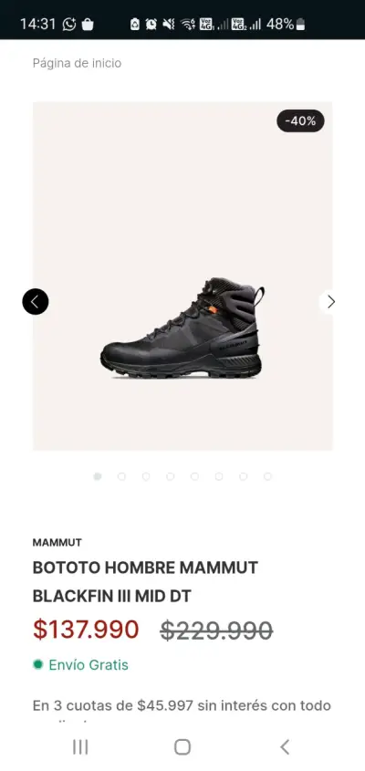 Bototos de montaña Mammut para - miniatura 4