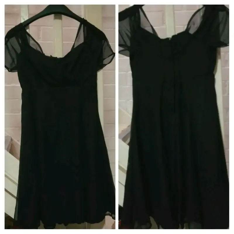 Blusa transparente floral azul para mujer - 2