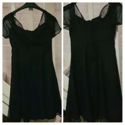 Blusa transparente floral azul para mujer - miniatura 2