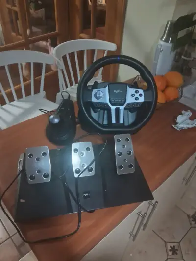 Volante y pedales PXN para simulador de carreras - miniatura 3