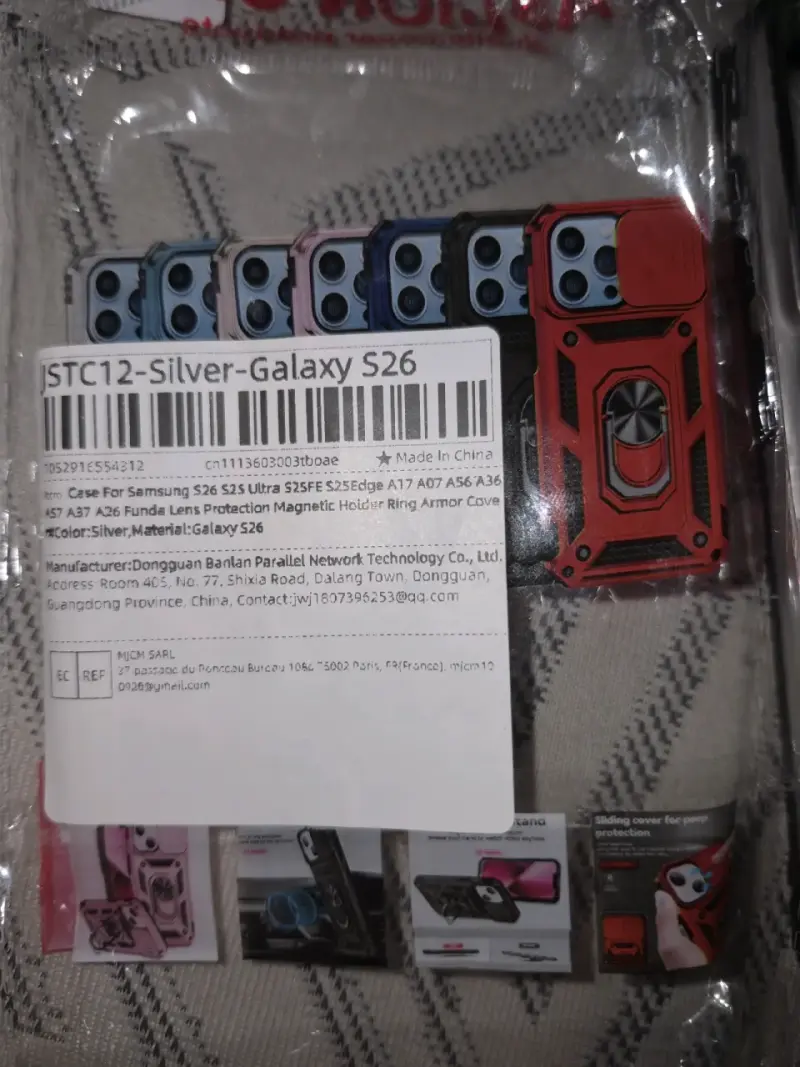 Funda protectora para Samsung Galaxy S26 con anillo - 3