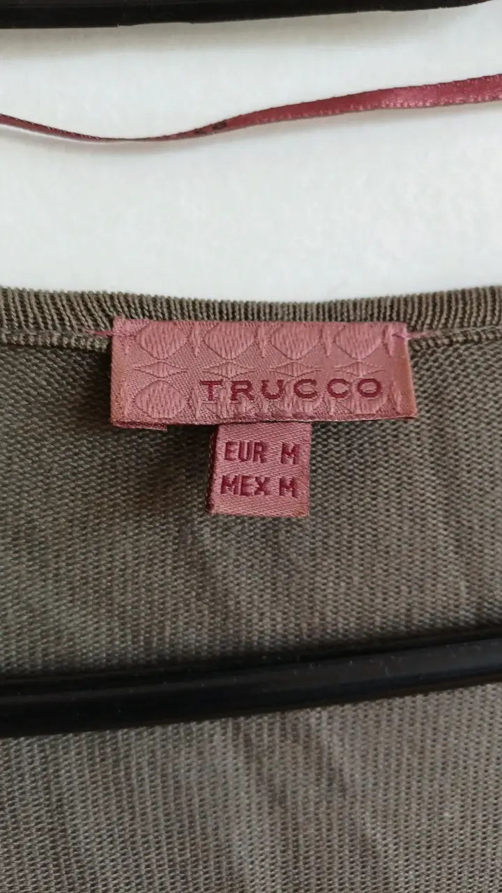 Cardigan abierto color beige Trucco - 3