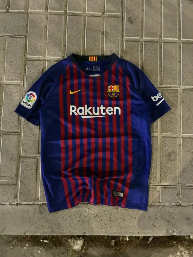 Camiseta FC Barcelona Messi 10 Azul y Roja - 2