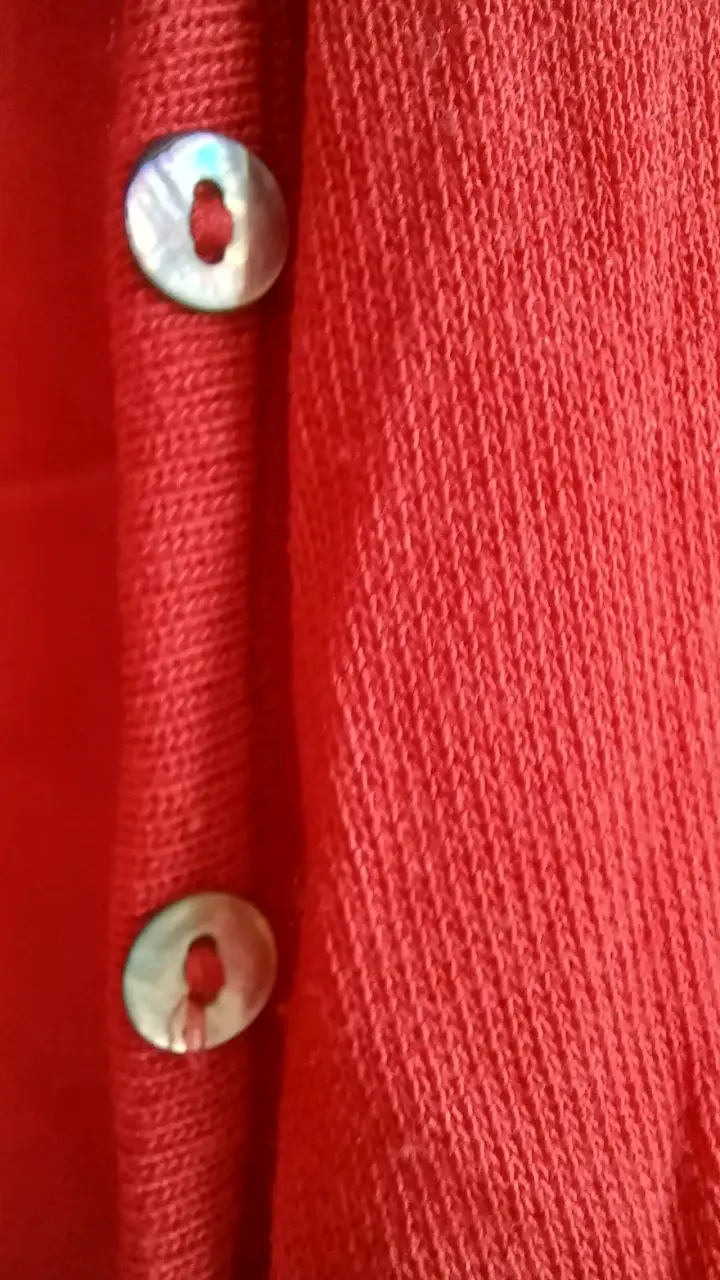 Cárdigan rojo para mujer Trucco talla L - 2
