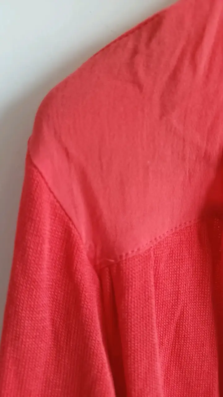 Cárdigan rojo para mujer Trucco talla L - 5