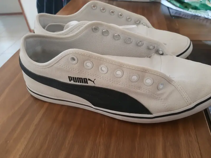 Zapatillas blancas Puma Hombre - 2
