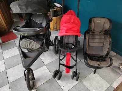 Coche de bebé Graco y silla Infanti - miniatura 1